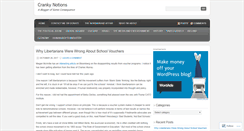 Desktop Screenshot of crankynotions.com